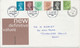 GB 30.1.1980, Machin 4 P Greenish Blue - New Colour And 12 P, 13 ½ P, 17 P, 17 ½ P, 75 P - New Values On Superb FDC With - 1971-1980 Decimale  Uitgaven