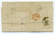 YT N°32 X3 Sur Lettre De ARDROSSAN ( Grande Bretagne )  Pour GENOVA ( Italie ) / 1866 / Côte 250€ - Cartas & Documentos