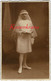 Girl Fille Enfant Child Foto Communie Communiefoto Photographe Old Photo Ancienne Studio Communion Photograpie - Unclassified