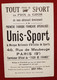 Carte -  Cyclisme -  Cycliste - Fernand Mithouard - Tout Pour Le Sport Unis Sport - Paris  - - Ciclismo