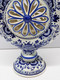 Delcampe - *VASE CERAMIQUE BOCH Modèle AMSTERDAM BLEU/BLANC COLLECTION DECO XXe   E - Boch (BEL)