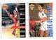 2 Cartes Panini Equipe De France De  Basket Ball *  Antoine Rigaudeau (Pitch Cholet ) - Basket-ball