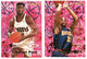 2 Cartes Panini   Basket Ball Denver Nuggets*  Laphonso Ellis & Robert Pack* Fleer /1995.1996 - Baloncesto