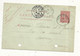 Entier Postal Sur Carte Postale, MONT ST SULPICE, AUXERRE,YONNE 1905. 2 SCANS - Cartes Postales Types Et TSC (avant 1995)
