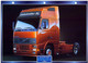 C2/ FICHE CARTONNE CAMION SERIE TRACTEUR CABINE SUEDE 1993 VOLVO FH12 GLOBETROTT - Camions