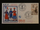 BK16 AEF    BELLE LETTRE FDC 1957 BRAZZAVILLE A PARIS FRANCE  +SURCHAGES  +AFFR. IFOISONNANT - Cartas & Documentos