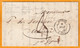 1842 - D6 Moyen Cachet à Date Type 14 Sur Lettre Pliée Avec Corresp De Nismes Nîmes Vers Aniane, Hérault - Cursive - 1801-1848: Precursori XIX