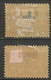 ARGENTINA 4 CENTENARIO DESCUBRIMIENTO DE AMERICA CARABELAS YVERT NUM. 92/93 * SERIE COMPLETA CON FIJASELLOS - Unused Stamps