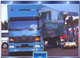 C2/ FICHE CARTONNE CAMION SERIE TRACTEUR CABINE ALLEMAGNE 1998 MERCEDES 1828 LS - Trucks