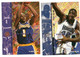 2 Cartes Panini   Basket Ball  N:90*  Anthony Peeler  & N: 165  Williams Walt* Fleer /1995.1996 - Baloncesto