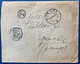 Lettre Grand Dateur De TULCEA 1909 Pour GRENOBLE Taxée En Arrivée N°31 20c Olive TTB - Storia Postale
