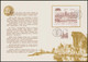 Poland 1997 Folder / Gdansk, City, Town Hall, Architecture, Block Perforated + Stamp With Commemorative Cancellations - Brieven En Documenten