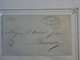 BK 17 ILE DE LA REUNION COLONIE   BELLE LETTRE RARE 1857 ST DENIS A BORDEAUX FRANCE  VIA SUEZ  ++ AFFRANCH.  PLAISANT - Briefe U. Dokumente