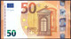 EuronotesK FREE SHIPPING 50 Euro 2017 UNC < EC >< E018 > France - Lagarde - 50 Euro