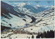 Skidorf Saalbach, 1003 M - Blick Gegen Hinterglemm, 1100 M Mit Zwölferkogel, 2000 M - (Österreich/Austria) - Saalbach