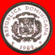 * CANADA: DOMINICAN REPUBLIC ★ 10 CENTAVOS 1989 MINT LUSTRE! LOW START ★ NO RESERVE! - Dominicaine