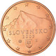 Slovaquie, 5 Euro Cent, 2009, Kremnica, SPL+, Cuivre - Slovaquie