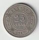 BELIZE 1987: 25 Cents, KM 36 - Belize