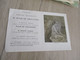 Invitation Vernissage Exposition Puvis De Chavannes 1895 Galerie Braun Clément - Historical Documents