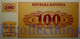 SLOVENIA 100 TOLARJEV 1990 PICK 6s1 SPECIMEN UNC - Slovénie