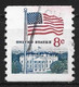 United States 1971. Scott #1338G (U) Flag & White House - Coils & Coil Singles