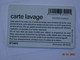 CARTE  A PUCE CHIP CARD LAVAGE AUTO AUTOMOBILE CARTE 12 UNITES LAVAGE BP - Car-wash