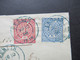 AD NDP 26.10.1868 Briefhülle / VS Nr.4 Und 5 MiF Recomandirt Einschreiben 3x Blauer Stempel Berlin Nach Frankfurt Oder - Lettres & Documents