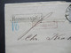 AD NDP 5.9.1870 Mi.Nr.16 Und 17 MiF Einschreiben Recommandirt / Reco Fernbrief Leipzig - Neustrelitz - Lettres & Documents
