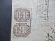 AD NDP 1871 Dienstmarke Nr.3 Als Senkrechtes Paar Stempel 2x Ra3 Schlawe In Pommern Auf VS / Briefvorderseite! - Covers & Documents