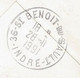 Lettre , GRANDE BRETAGNE, NORWICH, NORFOLK, 1991, FD ( Fausse Direction) , SAINT BENOIT DU SAULT, INDRE - Storia Postale