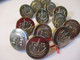 13 Boutons Anciens/ Banque/ Uniforme/ Banque De L'Union Parisienne / B U P / Vers 1960                      BOUT231 - Bottoni