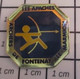 410f Pin's Pins / Beau Et Rare / SPORTS / TIR A L'ARC CLUB LES ARCHERS FONTENAY LE MARMION CALVADOS - Archery