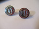 2 Boutons Anciens/ Banque/ Uniforme/Comptoir National D'Escompte De Paris / C N E P /1,6 Cm/ Vers 1960          BOUT233 - Boutons