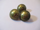 3  Boutons Anciens Bombés/ Banque/ Uniforme/Crédit Lyonnais/ C L / Doré/ Belle Jardinière /2,2 Cm/ Début XXéme   BOUT235 - Buttons