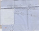 Delcampe - LETTER. 19 DEC 1854. DETROIT. (+CUICINNATI AGENT CONSULAIRE 1854)(+ DETROIT 1854) PAID. TO BIEDERBACH FRANCE - …-1845 Prefilatelia