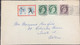 CANADA 1958, COVER USED, VIGNETTE LABEL, CHRISTMAS T.B, SNOWMAN, QUEEN STAMP, OAKVILLE & TORONTO WAVY CITY CANCEL - Cartas & Documentos