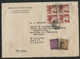 N° 401 Bloc De Quatre (bon Timbre) + N° 360 + 380E De Tokyo Pour La France En 1950 Voir Suite - Storia Postale