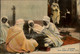 ALGERIE - Arabes Jouant Aux Dames, Jeu De Dames, Damier, Cachet Postes Navales B. N. 1916, Bateau Réquisitionné La Loire - Scene & Tipi