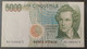 BANKNOTE ITALIA 5000 LIRE 1996 FAZIO AMICI CIRCULATED - 5000 Lire