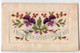 CPA Brodée - Fantaisie - From Your Affectionate Boy - Fleurs Pensées - Enveloppe Avec Mot - Broderie - Brodées