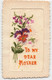 CPA Brodée - Fantaisie - To My Dear Mother - Broderie - Bouquet De Fleurs - Bestickt