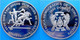 Delcampe - SAINT THOMAS & PRINCE 12X1000 D 1996 CU-NI PROOF BRUNITE VERY RARE ATLANTA OLYMPIC GAMES MINTAGE 1000PCS UNC. - Santo Tomé Y Príncipe