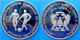 Delcampe - SAINT THOMAS & PRINCE 12X1000 D 1996 CU-NI PROOF BRUNITE VERY RARE ATLANTA OLYMPIC GAMES MINTAGE 1000PCS UNC. - Santo Tomé Y Príncipe