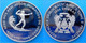 Delcampe - SAINT THOMAS & PRINCE 12X1000 D 1996 CU-NI PROOF BRUNITE VERY RARE ATLANTA OLYMPIC GAMES MINTAGE 1000PCS UNC. - São Tomé Und Príncipe