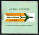 Colombia 1940's ** Labels For Airmail Envelopes. Booklet With 19 Labels (one Is Missing). - Aufkleber