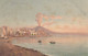 CPA TORRE DEL GRECO- SEA FRONT VIEW, BEACH, BOATS, ILLUSTRATIONS - Torre Del Greco