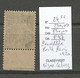 France - Semeuse - Postes Paris 1920 -DEPART 10 % DE LA COTE- SIGNE CALVES - Préoblitéré - Yvert 24** -  5cts Vert - 1893-1947