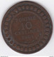 Tunisie Protectorat Français . 10 Centimes 1904 A , En Bronze, Lec# 99 - Tunisia