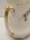 Delcampe - *JOLI ANCIEN POT A LAIT CREMIER PORCELAINE De LIMOGES Décor Fleurs Mauves  E - Limoges (FRA)