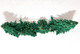 Delcampe - BUSCH - LOT De 4 ARBRE, SAPIN - DECOR PAYSAGE HO, H:6 & 8cm MINIATURE TRAIN NEUF - MODELISME FERROVIAIRE  (1712.72) - Décors